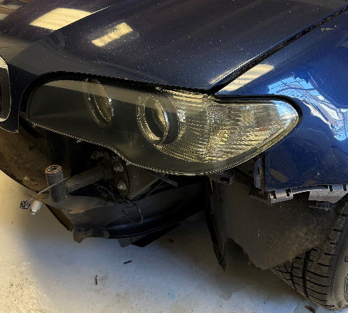 Blue Headlight After